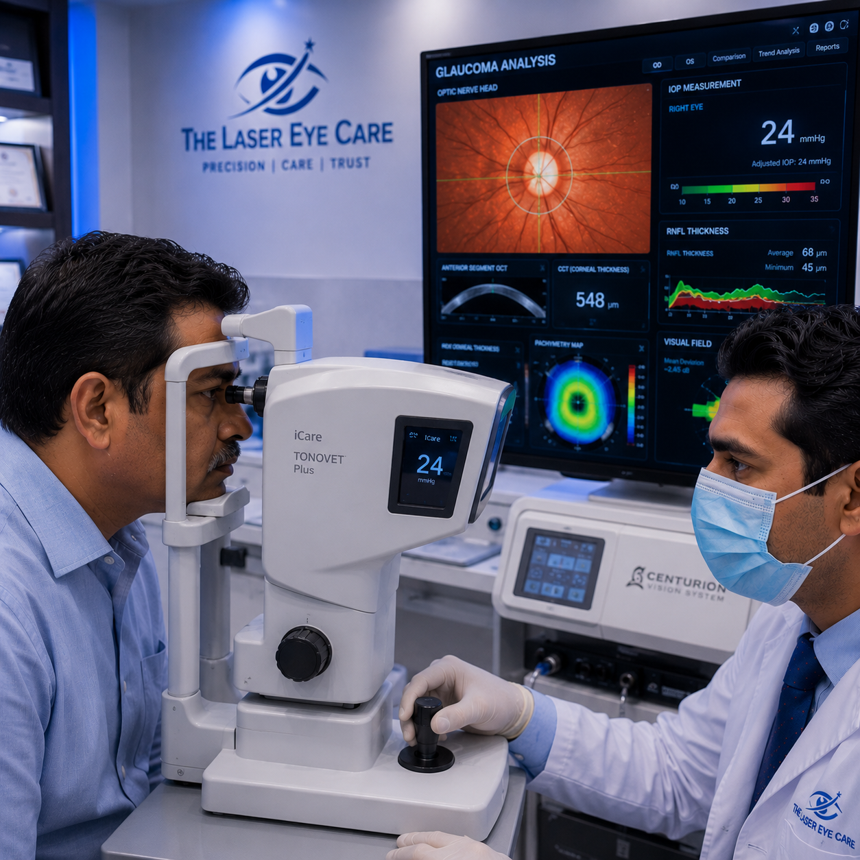 Glaucoma Pressure Test
